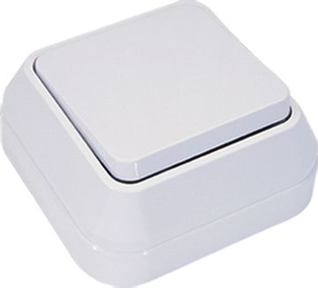 Выключатель MAKEL 1-кл бел. о/п 10А 250В