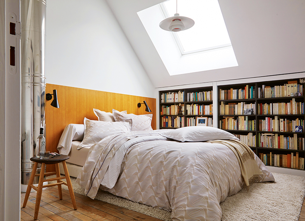 Постельное белье 2 спальное евро Blanc des Vosges Cerf Volant Chanvre