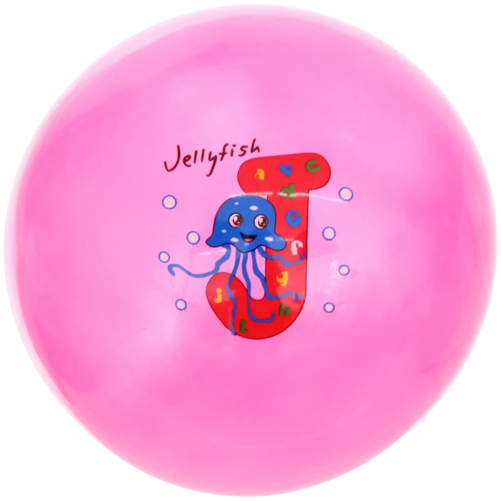 Мяч 22 см «Алфавит» (50 гр.), микс