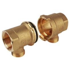 Элемент модульного коллектора Giacomini кр., с отводом 1 x 18 x DN32 (2), R580TY006