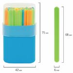 Счётные палочки 50шт., в пенале, Пифагор, в ассортименте, 1шт.