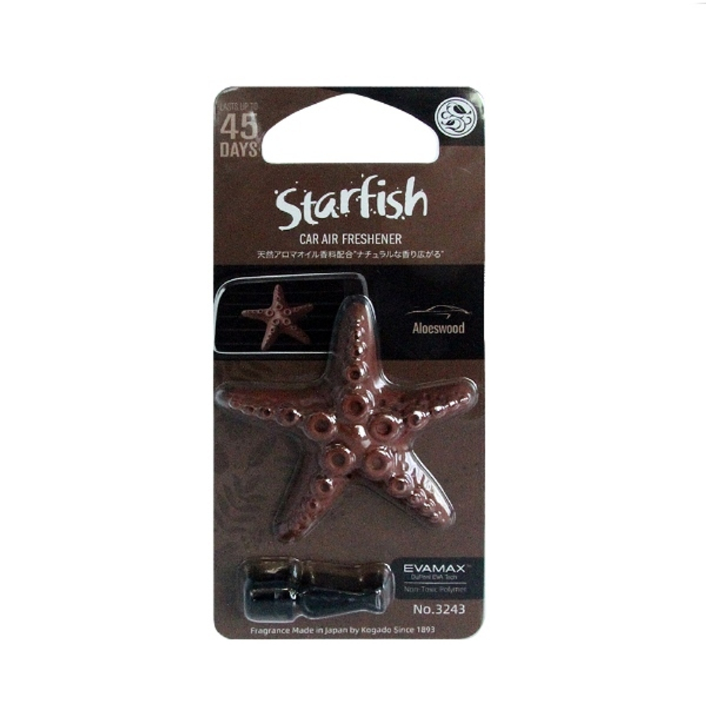 Ароматизатор полимерный Kogado Starfish на кондиционер Sandalwood/Aloeswood 3243
