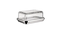 Alessi Стальная масленка со стеклянной крышкой
