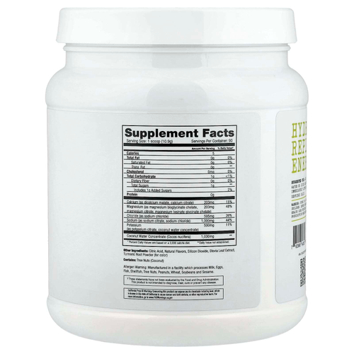 Project 1 Nutrition, электролиты, смесь для приготовления гидратирующего напитка, лимон и лайм, 981 г (34,61 унции)