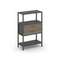 Shelf System Односекционный стеллаж трехярусный с ящиками SN.STM-312 Антрацит/Вяз Благородный/Металл