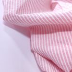Варёный хлопок "Ярко-розовая полоска", 2 мм