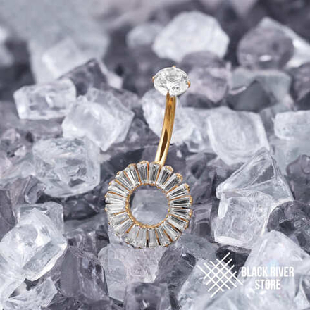 Банан Omega Crystal PVD Yellow