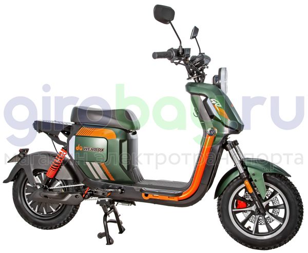 Электроскутер WENBOX U2 1500W (60V/45Ah) - Зелёный фото №3