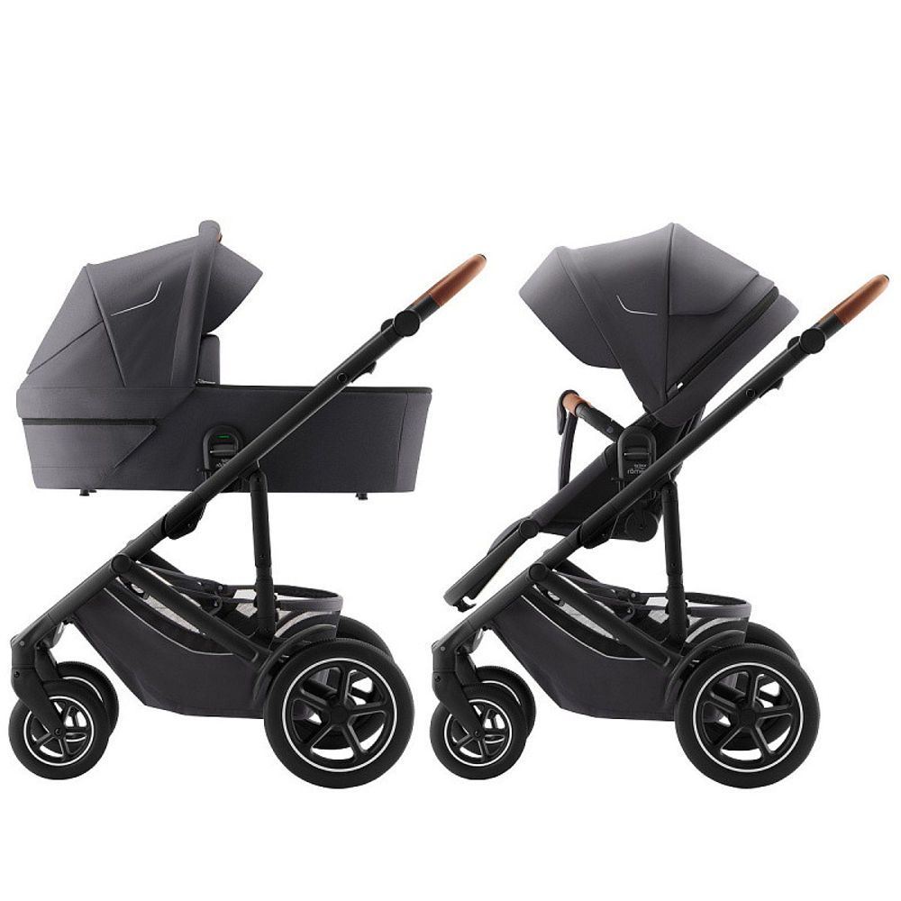 Коляска 3 в 1 Britax Roemer Smile 5Z и автокресло Baby-Safe PRO Style Carbon Black Midnight Grey