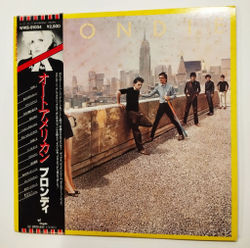 Винтажная виниловая пластинка LP Blondie AutoAmerican (Japan 1980) (Obi)