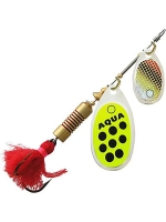 Блесна вертушка DOUBLE AGLIA 10,0g, № 1 + № 3, DUA-03