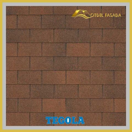 Гибкая черепица TEGOLA CAPRI Marrone 434 2,9 м2