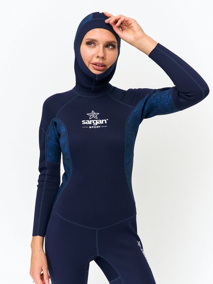 Шлем Sargan Sport 1021/BL короткий 3 мм синий