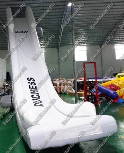 Надувная водная горка на надувной опоре «Универсальная», 7,5*2*4,5 м