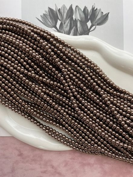 Нить бусин из гематита 6мм