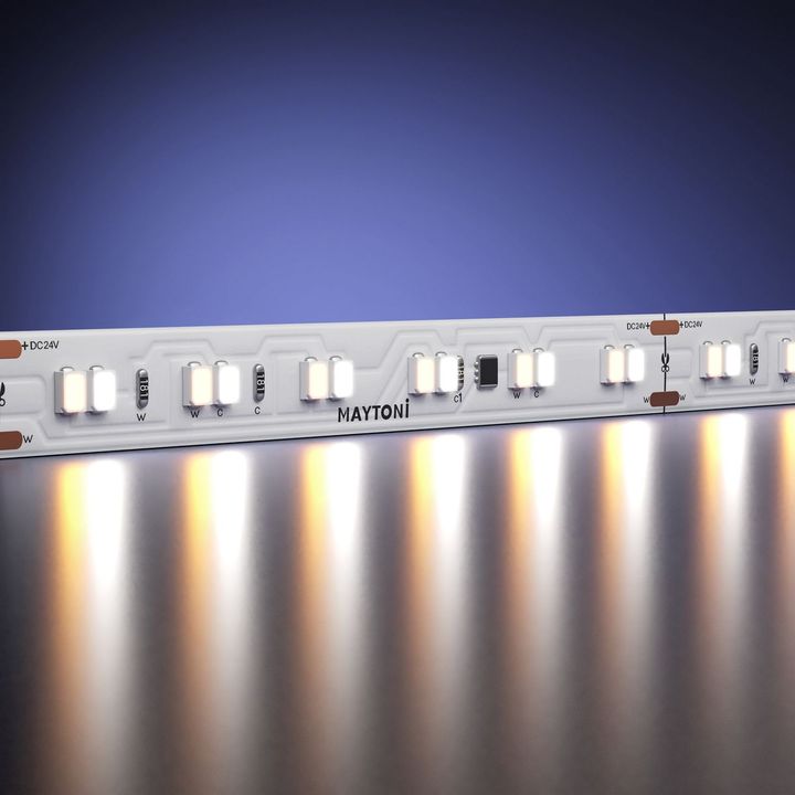 Светодиодная лента Maytoni 21,3W/m 168LED/m 2835SMD от теплого до холодного 5M 201127