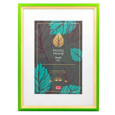 Фоторамка пластик 30х40 см Фиеста зелёный лайм