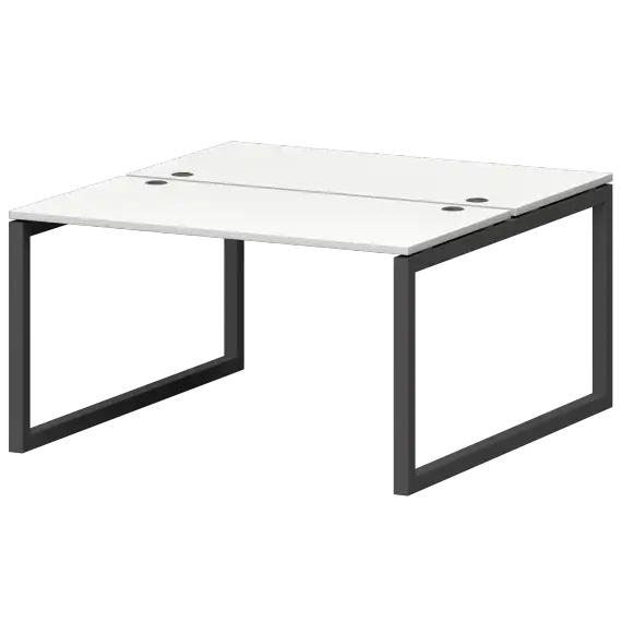 Бенч двойной на металлокаркасе СМС2-О-14К.149.Пр50  1400x1496x750 Смарт