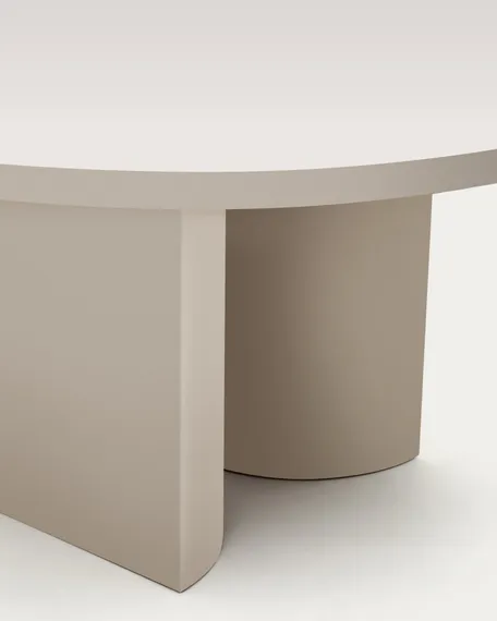 Стол Nealy Ø150 см, лакированный МДФ цвета экрю