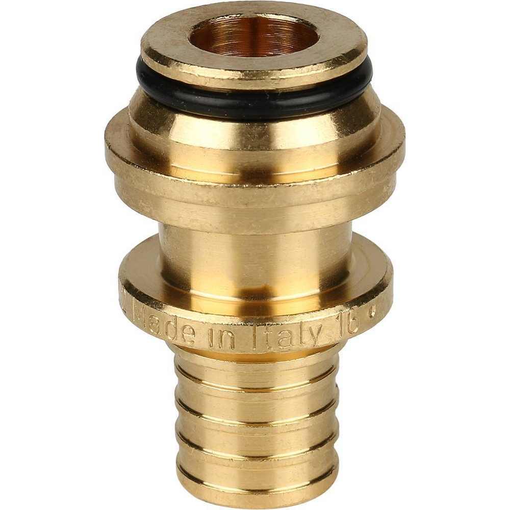 Переходник с накидной гайкой (евроконус) 16xG 3/4" для труб из сшитого полиэтилена аксиальный