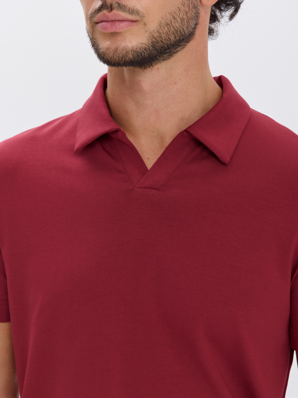 Футболка-поло трикотажная повседневная