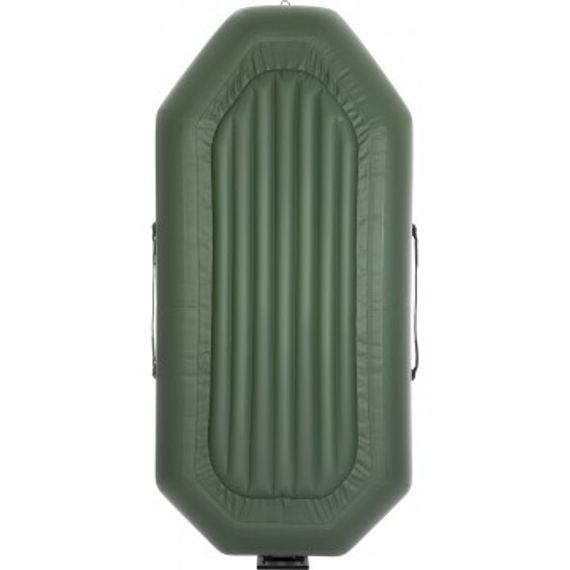 Лодка Тонар Шкипер А260НТ надувное дно, навесной транец, зеленый