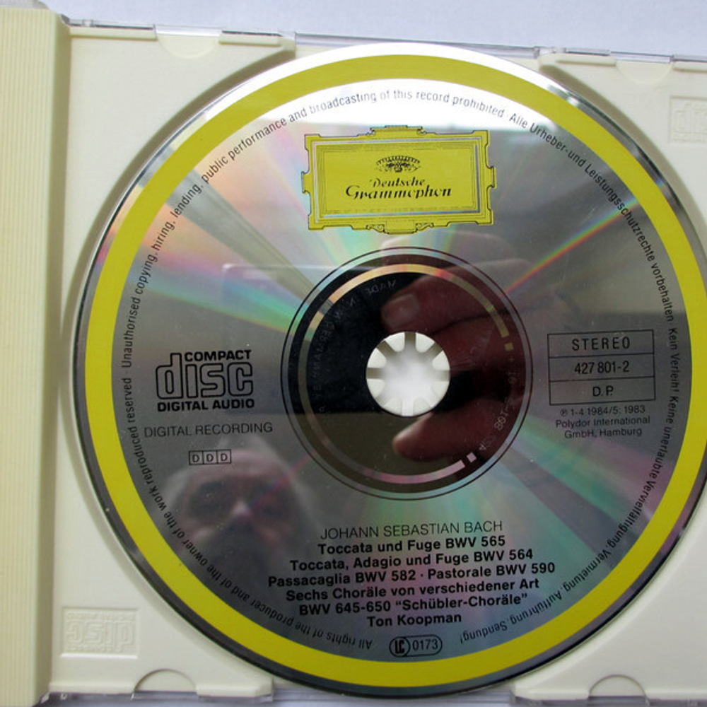 Ton Koopman / Johann Sebastian Bach: Organ Works - Toccata & Fuge (CD)