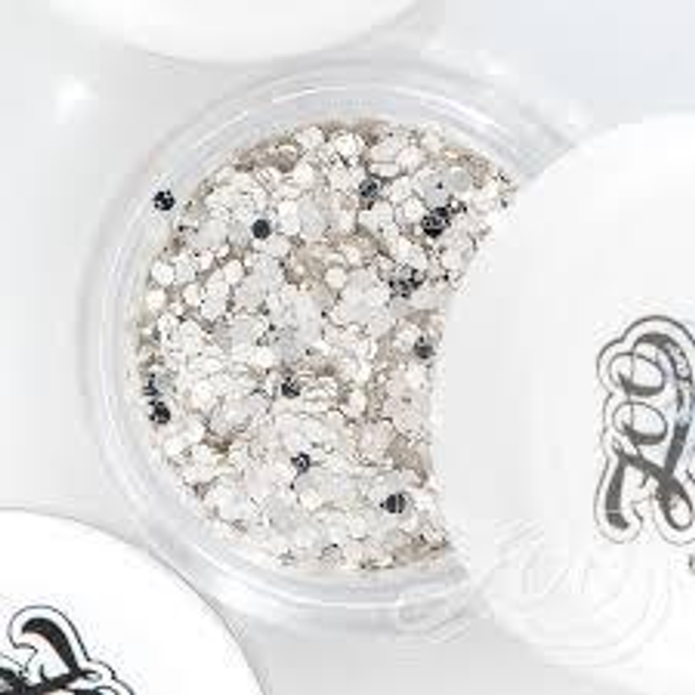 1390 Шестигранники микс "Диско соты" 2 г, ZOO NAIL ART