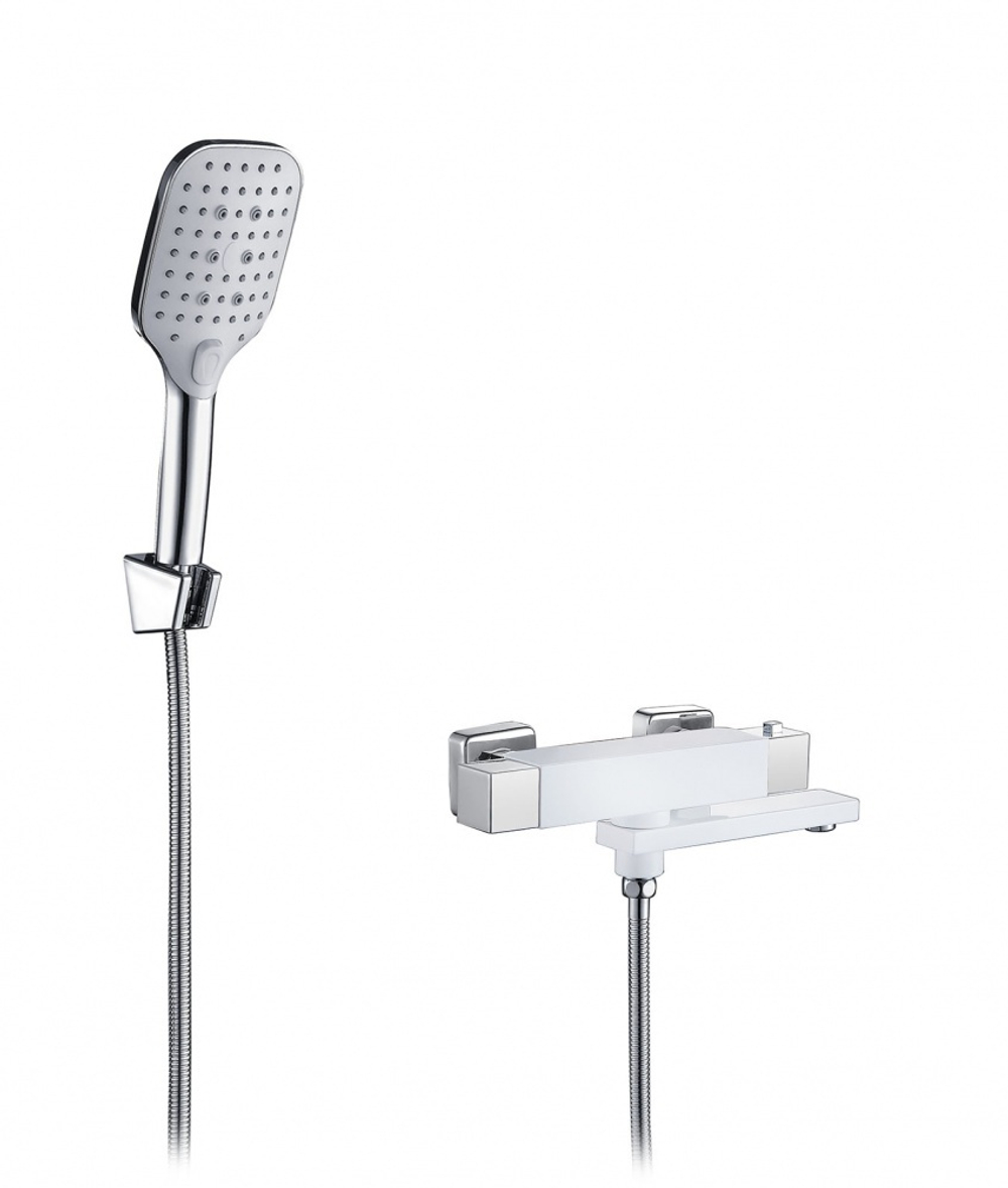 Смеситель для ванны V393533-F термостатический, белый