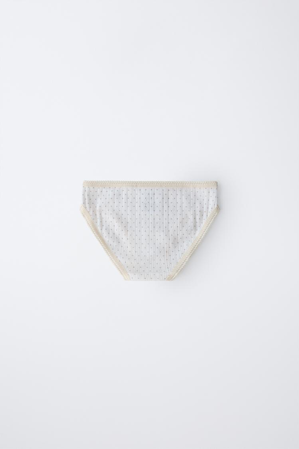 ZARA НАБОР ИЗ ШЕСТИ ТРУСОВ С ПРИНТОМ, РЫЖЕВАТО-КОРИЧНЕВЫЙ