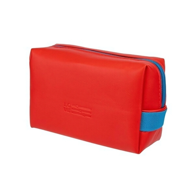 Косметичка Д165 Ш70 В110, алый, синий