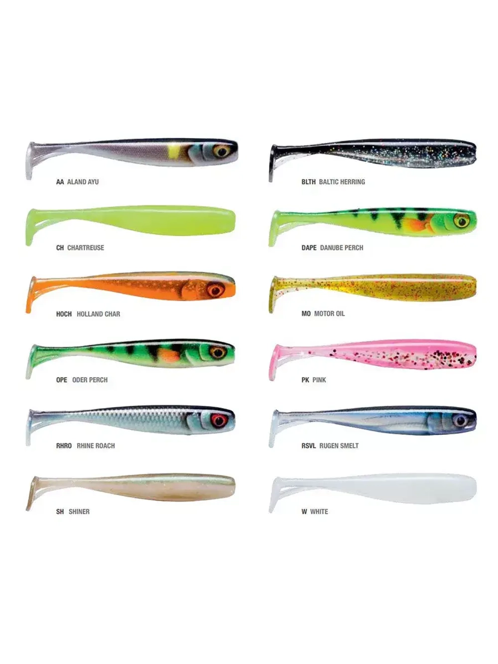 Мягкая приманка для рыбалки Tock Minnow 03 /OPE (5 шт/уп)