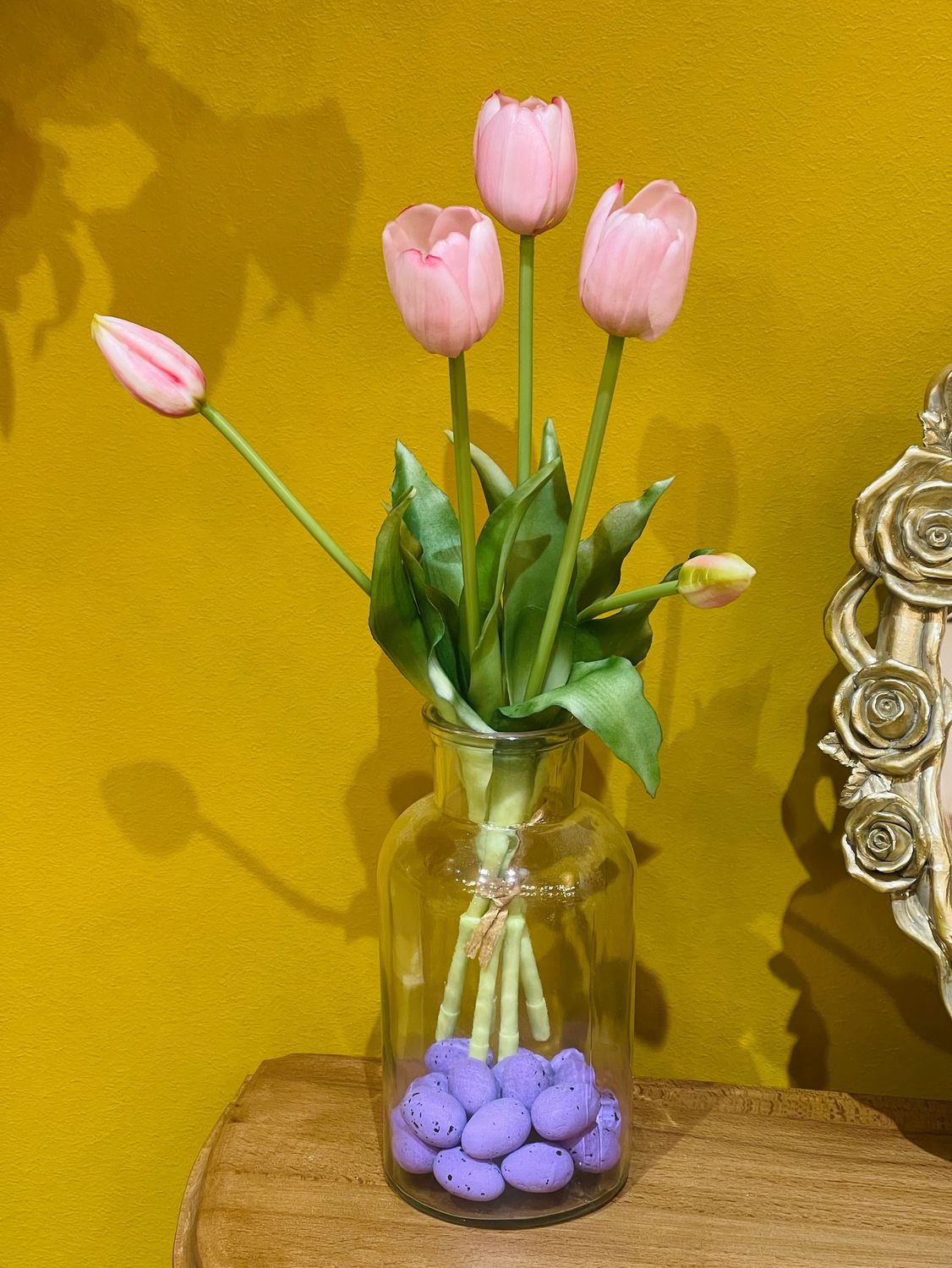 Тюльпаны букет (5шт) цвет розовый