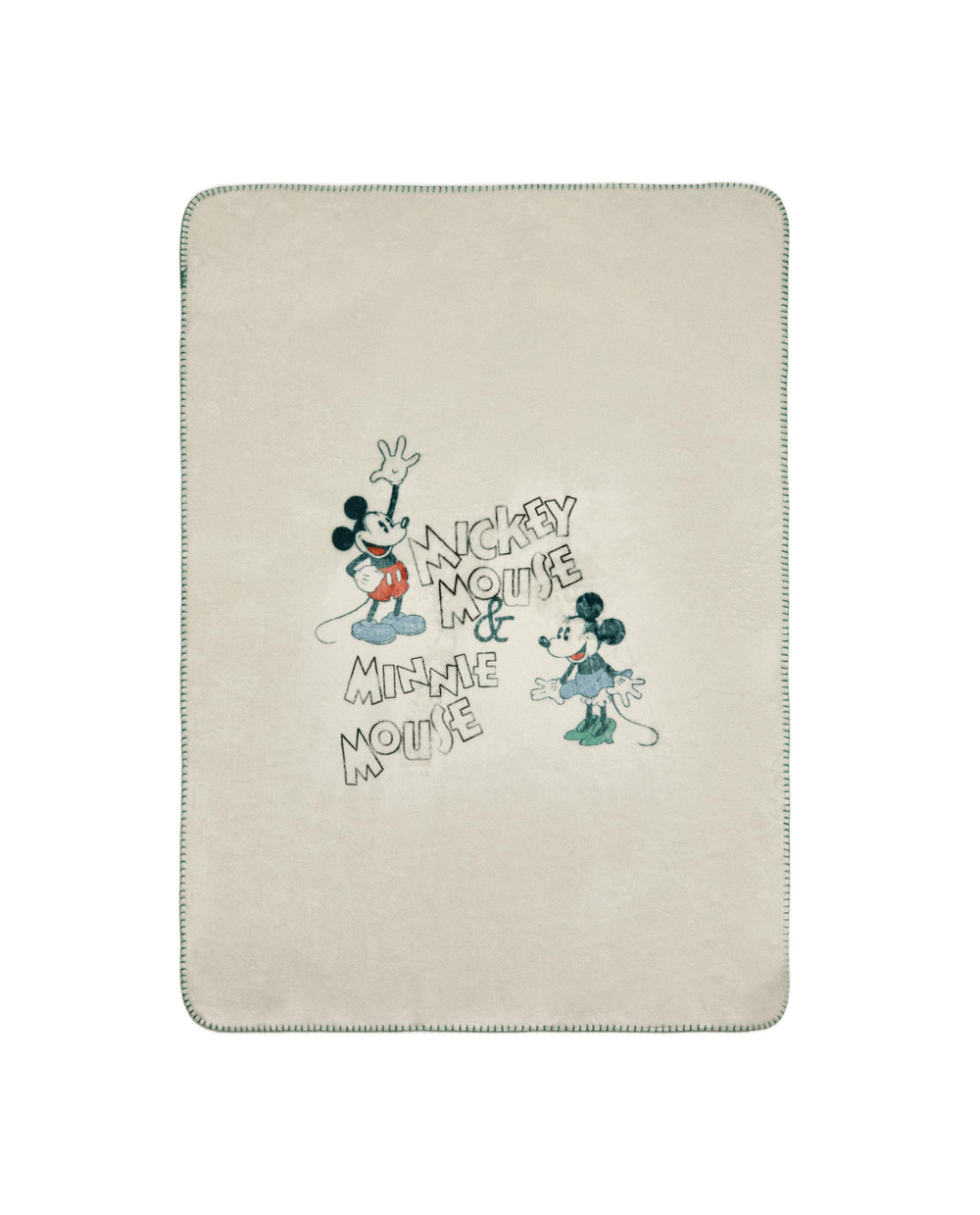 Zara Home плед детский из полиэстера, экрю, 90x120 см · 0616/004