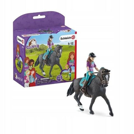 Фигурки Schleich Horse Club - Игровой набор Шляйх Клуб Лизы и Штормовой лошади 42541