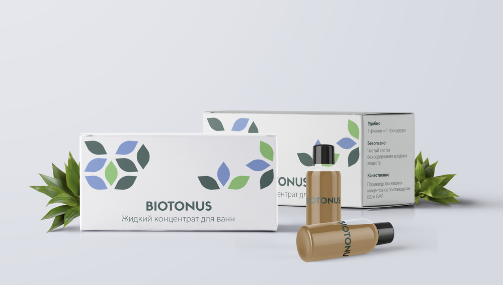 Набор Жидкий концентрат для ванн BIOTONUS Peloid 300 мл (10 флаконов по 30 мл в коробке)