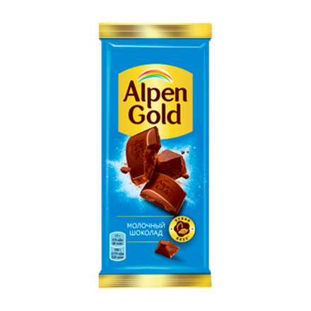 Шоколад молочный Alpen Gold 80г