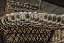 Кресло из искусственного ротанга МЭДИСОН «MEDISON» арт.М00130 brown с подушками на сидение