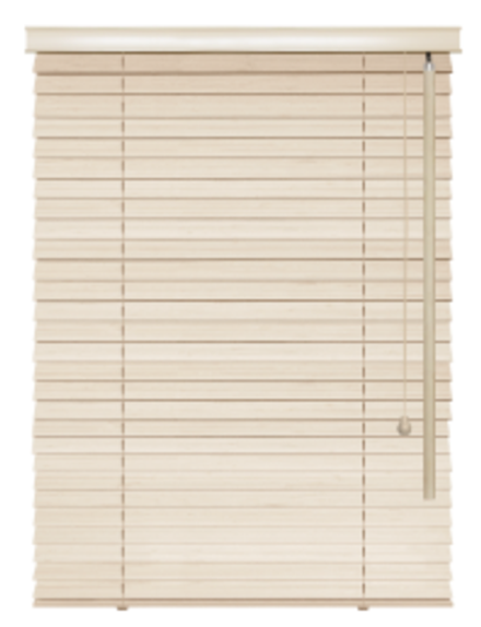 Горизонтальные бамбуковые жалюзи 25 мм, цвет 9901 белая акация