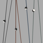 DK5542-BK Поворотный светильник для трека-ремня Belty, серия Spot, со светодиодом, D100*H107мм, 48V DC, 12W, RA90, 120°, 4000K, IP20, черный, алюминий