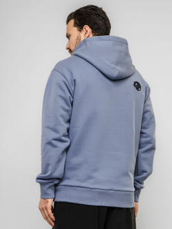 Худи "НОХО" унисекс, цвет "Полярный василёк"