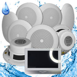 Комплект домашней акустической системы с караоке-усилителем Steam & Water SOUND 8 Standart