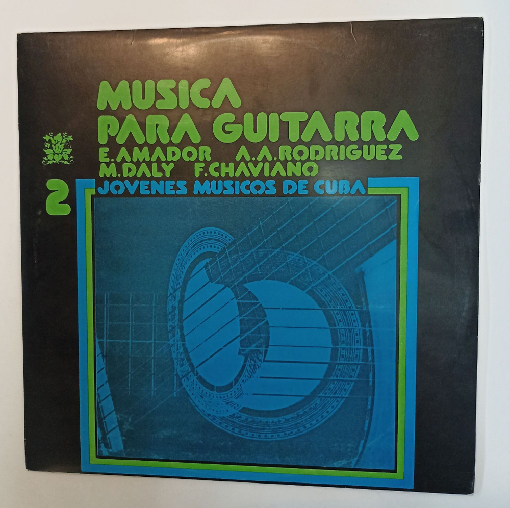 Винтажная виниловая пластинка LP Сборник Musica Para Guitarra 2 (Куба)
