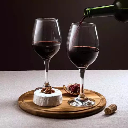 Бокал для вина «Амбер» стекло 460мл D=9,H=22см прозр