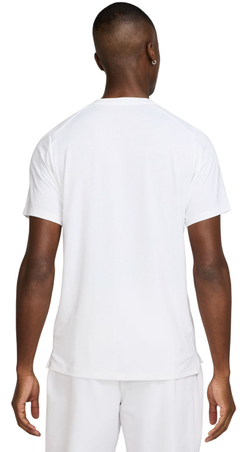 Мужская теннисная футболка Nike Court Advantage Dri-Fit Tennis Top - белый