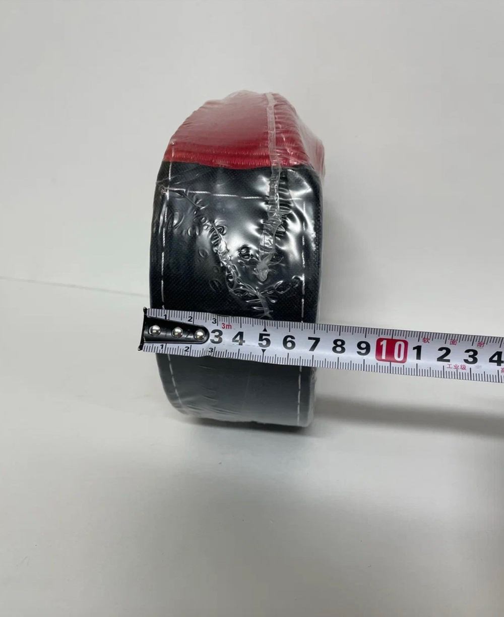 12T-3M / Трос автомобильный буксировочный, 12 тонн, длина 3 метра, ширина 70 мм, стропа, петля-петля, красный, серия - спасатель, TG (1 шт.)