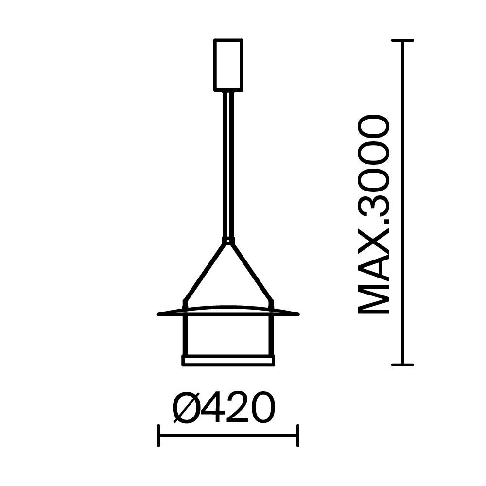 Подвесной светодиодный светильник Maytoni Ambience MOD280PL-L23B3K