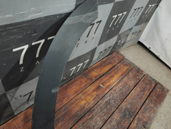 Накладка двери задней левой Hyundai Santa Fe 4 (TM) 20-нв Б/У Оригинал 87731S1AB0SCR