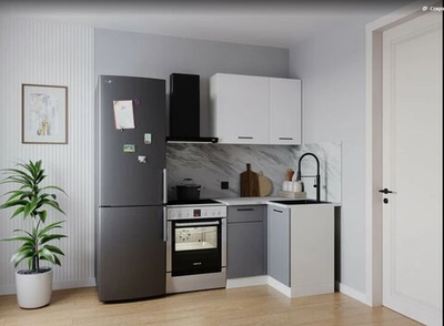 Кухонный гарнитур угловой Элеганция 1000х1000 (38мм)