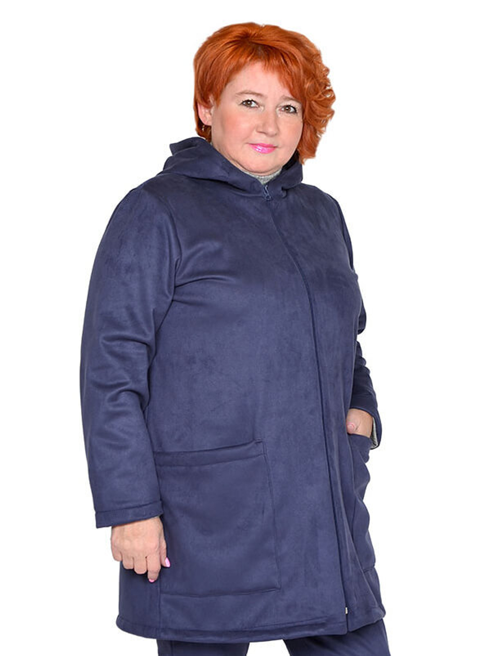 Куртка из экозамши на флисе Эра